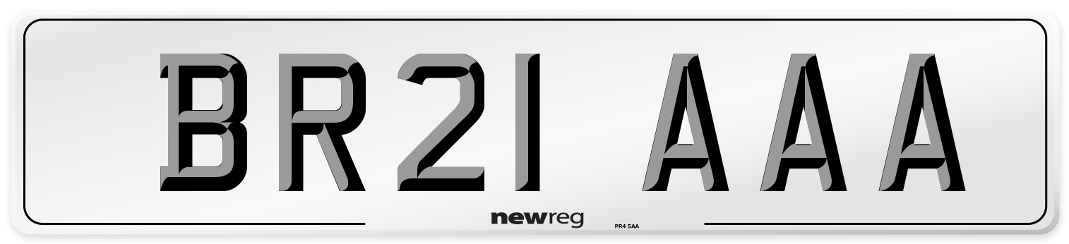 BR21 AAA Number Plate from New Reg